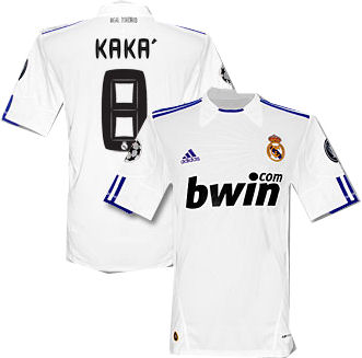 2010-11 Real Madrid UCL Home Shirt (Kaka 8)