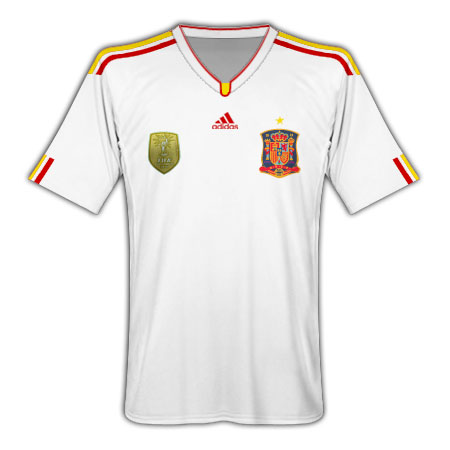 2011-12 Spain Adidas World Cup Winners Away Shirt