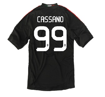 Logo Design Dollars on 2010 11 Ac Milan 3rd Shirt  Cassano 99     90 79   Football Shirts