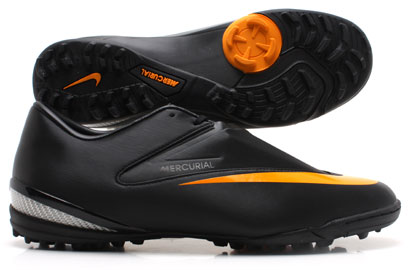 Mercurial Glide TF Football Trainers Black/Circuit Orange
