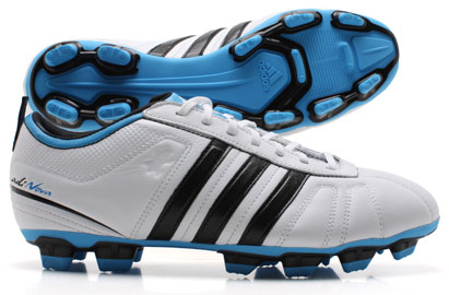 AdiNova IV TRX FG Football Boot White/Black/Fresh Splash