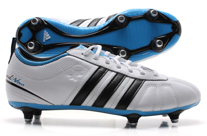 AdiNova IV SG Football Boot White/Black/Fresh Splash