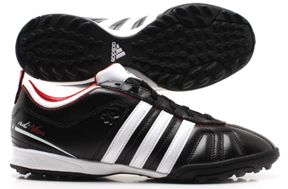 AdiNova IV TRX TF Kids Football Astro Trainers Black/ White/ Sca