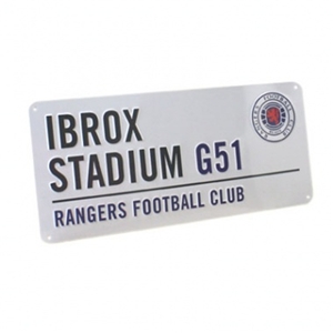 Rangers FC Street Sign