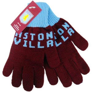 Aston Villa FC Adult Woven Gloves