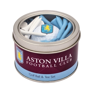 Aston Villa FC Gift Ball And Tee Set