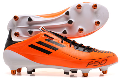F50 adizero TRX Hybrid SG Football Boots Warning -White-Black