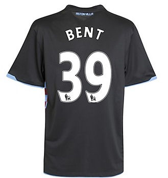 2010-11 Aston Villa Nike Away Shirt (Bent 39)