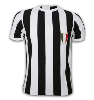 Juve 1970's Short Sleeve Retro Shirt 100% cotton