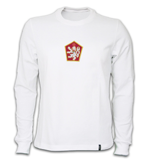Czechoslovakia Away 1970's Long Sleeve Retro Shirt 100% cotton