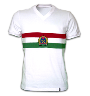 Hungary Away 1950's Short Sleeve Retro Shirt 100% cotton