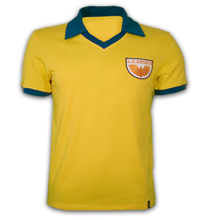 Los Angeles Aztecs Away 1970's Short Sleeve Retro Shirt 100% cot