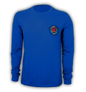 Yugoslavia WC 1974 Long Sleeve Retro Shirt 100% cotton