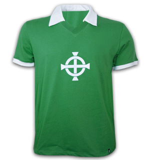 Northern Ireland 1977 Short Sleeve Retro Shirt 100% cotton