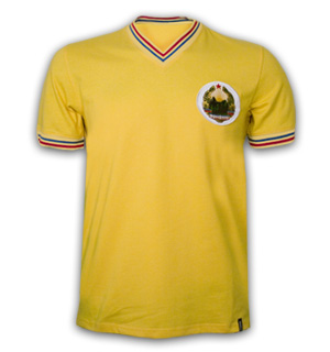 Romania 1973 Short Sleeve Retro Shirt 100% cotton