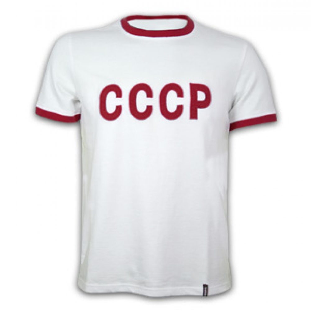 CCCP Away 1970's Short Sleeve Retro Shirt 100% cotton