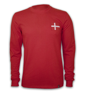 Denmark 1970's Long Sleeve Retro Shirt 100% cotton