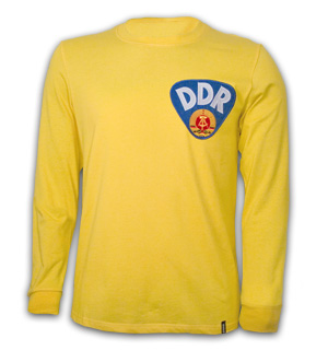 DDR Goalie WC 1974 Long Sleeve Retro Shirt 100% cotton