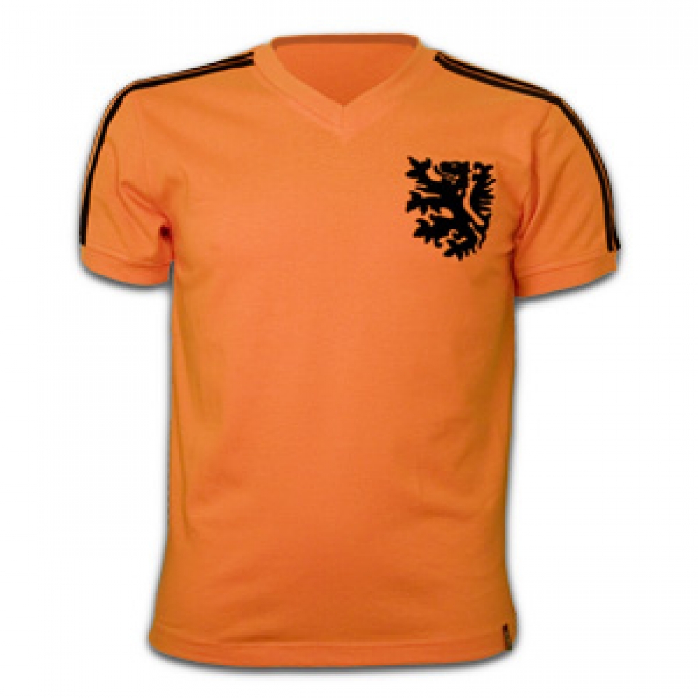 Holland WC 1974 Short Sleeve Retro Shirt 100% cotton
