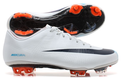 Mercurial Vapor Superfly II FG Football Boots White-Windchill-Ch