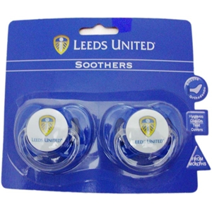 Leeds United FC 2 Pack Soothers