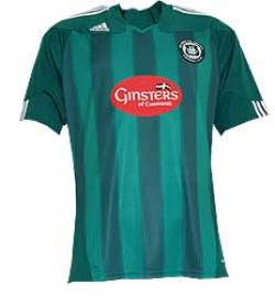2010-11 Plymouth Adidas Home Football Shirt