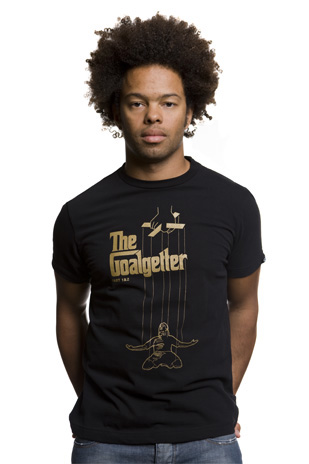 Goalgetter T-Shirt // Black 100% cotton