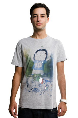 Superexpresso T-Shirt // Grey Mꬩe 100% cotton