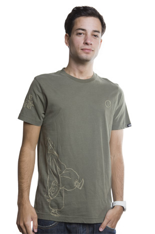 Kemari T-Shirt // Army Green 100% cotton