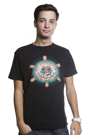 Dios Azteca T-Shirt // Black 100% cotton