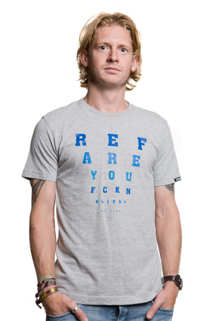 Eyetest T-Shirt // Grey Mêlée 100% cotton