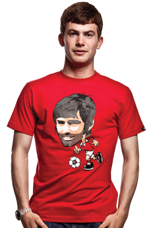 George T-Shirt -- Red 100% cotton