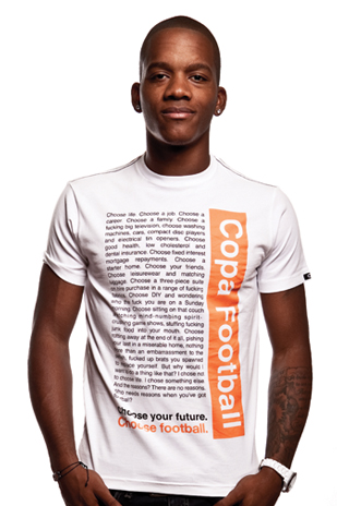 Choose Football T-Shirt -- White 100% cotton