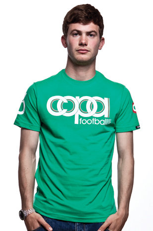 COPA Centre Circle T-Shirt -- Green 100% cotton