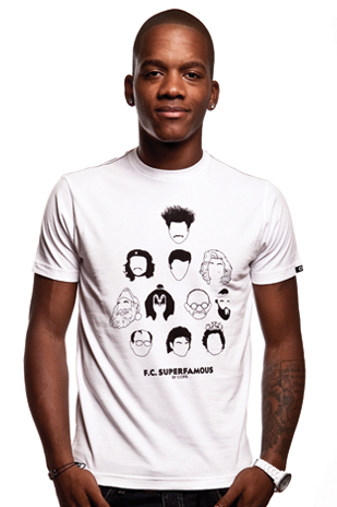 FC Superfamous T-Shirt // White 100% cotton