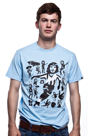 Che T-Shirt -- Light Blue 100% cotton