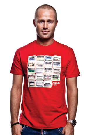 Dugouts T-Shirt // Red 100% cotton