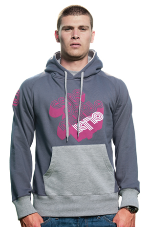 Mens Copa del Mundo Hooded Sweater // Dark Grey 70% cotton/30% p