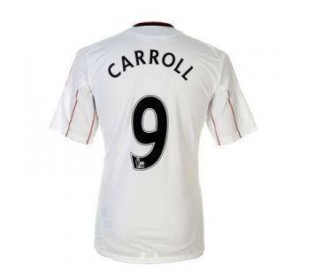 2010-11 Liverpool Away Shirt (Carroll 9)