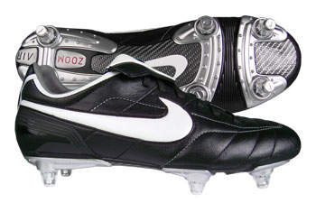 Air Legend SG Football Boots Black - White