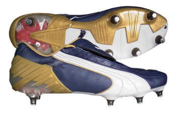 V-Konstrukt SG Football Boots Navy / White / Gold