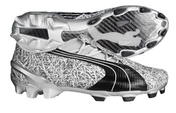 V1-06 FG Football Boots Silver Grass - Black