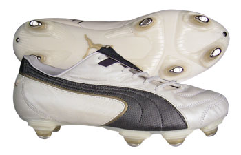 King Exec SG Football Boots White / Grey / Gold