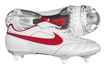 Air Legend SG Football Boots White / Red Kids