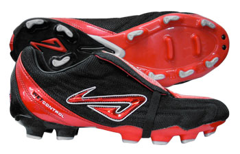 Black Pearl FG Football Boots Black / Red