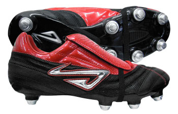 Spoiler SG Football Boots Black / Red