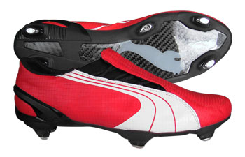 V1-06 SG Football Boots Red - Wht - Black