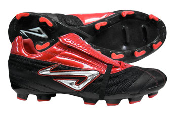 Spoiler FG Football Boots Black - Red