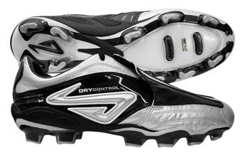 Instinct FG Football Boots Black / Silver
