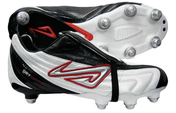 Nine Pincer SG Football Boots Black/White/Red